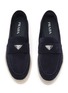 Detail View - Click To Enlarge - PRADA - Scamosciato Suede Slip On Loafers