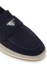 Detail View - Click To Enlarge - PRADA - Scamosciato Suede Slip On Loafers