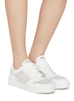 Prada embellished sneakers best sale