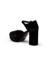  - PRADA - 95 Velvet Platform Sandals