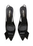 Detail View - Click To Enlarge - PRADA - Modellerie 55 Patent Leather Slingback Pumps