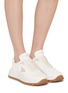 Figure View - Click To Enlarge - PRADA - Prax One Leather Sneakers