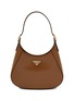 Main View - Click To Enlarge - PRADA - Medium Leather Hobo Bag