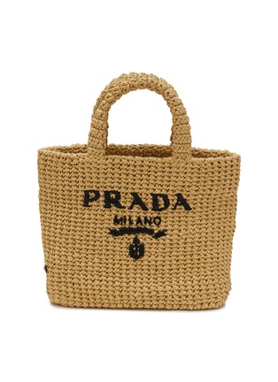 PRADA | Small Crochet Tote Bag | BEIGE | Women | Lane Crawford