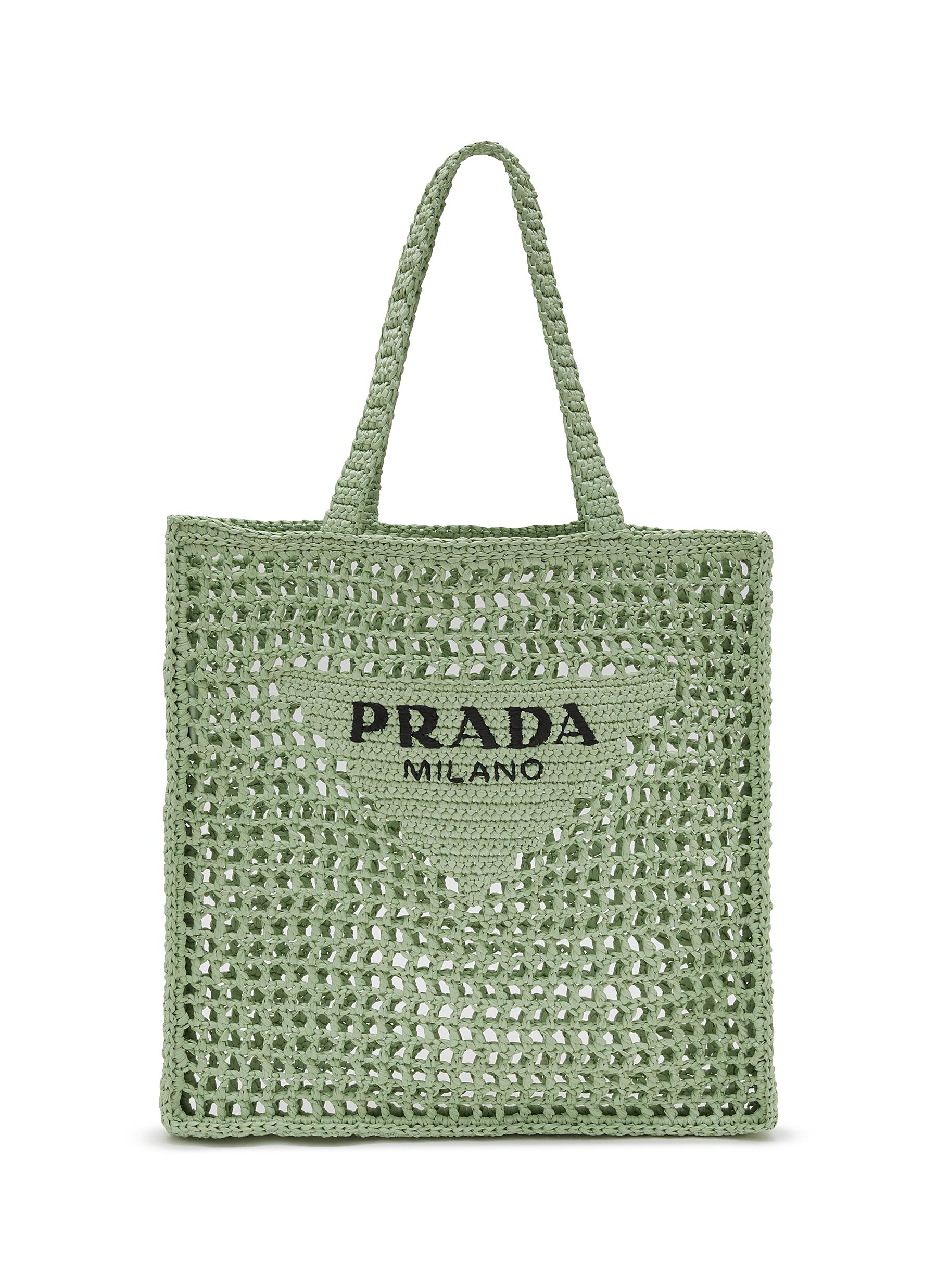 Saffiano leather handbag Prada Green in Leather - 28384003