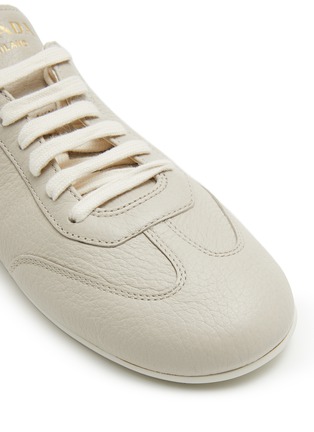 Detail View - Click To Enlarge - PRADA - Low Top Leather Sneakers