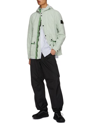 Figure View - Click To Enlarge - STONE ISLAND - Hooded Jacket