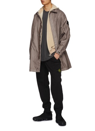 Figure View - Click To Enlarge - STONE ISLAND - Hooded Coat