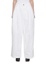BOTTEGA VENETA | Pleated Wide Leg Jeans | Women | Lane Crawford