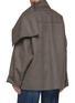 Back View - Click To Enlarge - BOTTEGA VENETA - Attached Scarf Cashmere Coat