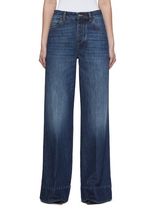 Main View - Click To Enlarge - BOTTEGA VENETA - Wide Leg Jeans