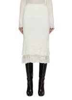 BOTTEGA VENETA | Lace Knitted Pencil Skirt | Women | Lane