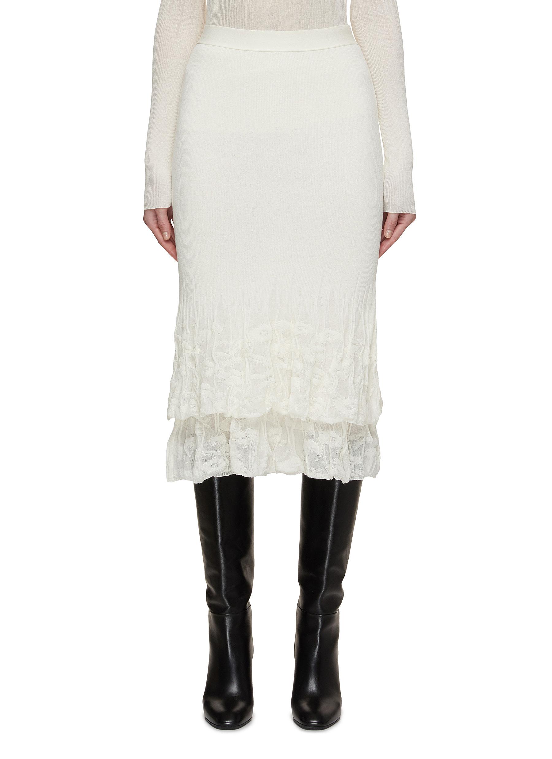 スカート Bottega Veneta Ivory Boucle Skirt Bottega Veneta Ivory Bouclã© Skirt | italist