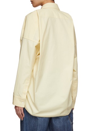Back View - Click To Enlarge - BOTTEGA VENETA - Panel Front Cotton Shirt
