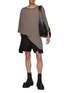 Figure View - Click To Enlarge - RICK OWENS  - Oversized Tommy Cotton T-Shirt