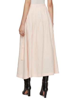 Back View - Click To Enlarge - THE LOOM - Pleated Wrap Skirt