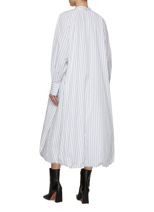 Back View - Click To Enlarge - CALCATERRA - Stripe Shirt Dress
