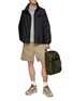 Figure View - Click To Enlarge - MONCLER - Packable Hood Lightwieght Track Jacket