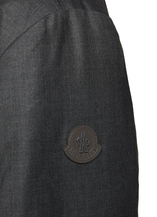  - MONCLER - Sleeve Badge Reversible Wool Bomber Jacket