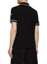 Back View - Click To Enlarge - MONCLER - Contrasting Collar And Sleeve Hem Chest Pocket Polo T-Shirt