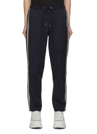 Main View - Click To Enlarge - MONCLER - Double Striped Logo Gabardine Pants