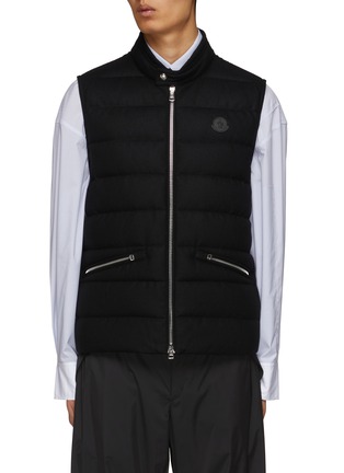Main View - Click To Enlarge - MONCLER - Gallienne Badge Patch Puffer Vest