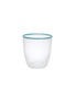 Main View - Click To Enlarge - SUMMERILL & BISHOP - Bumba Glass Tumbler — Clear/Sky Blue