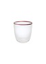 Main View - Click To Enlarge - SUMMERILL & BISHOP - Bumba Glass Tumbler — Clear/Claret Red