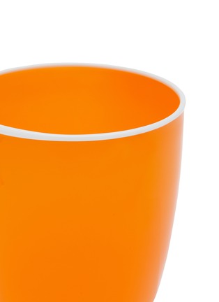 Detail View - Click To Enlarge - SUMMERILL & BISHOP - Bumba Glass Tumbler — Orange