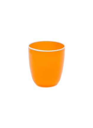 Main View - Click To Enlarge - SUMMERILL & BISHOP - Bumba Glass Tumbler — Orange