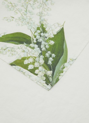 Detail View - Click To Enlarge - SUMMERILL & BISHOP - Lily Of The Valley Napkin