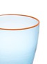 Detail View - Click To Enlarge - SUMMERILL & BISHOP - Bumba Glass Tumbler — Turquoise/Orange