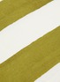 Detail View - Click To Enlarge - SUMMERILL & BISHOP - Stripe Linen Tablecloth — White/Green