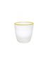 Main View - Click To Enlarge - SUMMERILL & BISHOP - Bumba Glass Tumbler — Clear/Lemon Yellow
