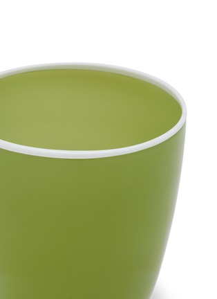 Detail View - Click To Enlarge - SUMMERILL & BISHOP - Bumba Glass Tumbler — Apple Green