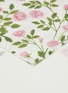 Detail View - Click To Enlarge - SUMMERILL & BISHOP - Le Jardin des Roses Linen Napkin — Pink/Green