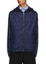 Main View - Click To Enlarge - MONCLER - Lepontine Monogram Jacquard Hooded Jacket