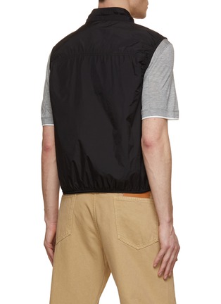 Back View - Click To Enlarge - MONCLER - Arashi Mock Neck Vest