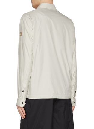 Back View - Click To Enlarge - MONCLER - Snap Button Shirt Jacket