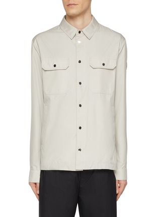 Main View - Click To Enlarge - MONCLER - Snap Button Shirt Jacket