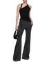 Figure View - Click To Enlarge - DION LEE - Safety Slider Ribbed Racerback Tank Top