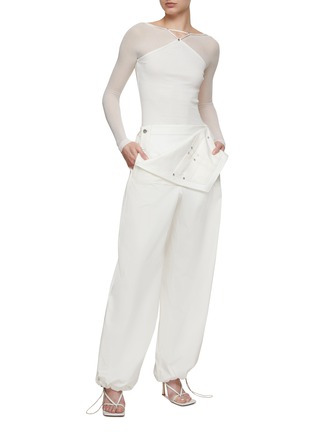 Figure View - Click To Enlarge - DION LEE - Fold Over Parachute Pants