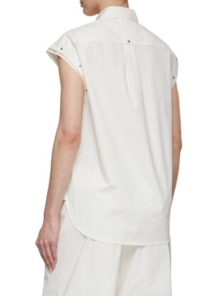 Back View - Click To Enlarge - DION LEE - Riveted Sleeveless Shirt