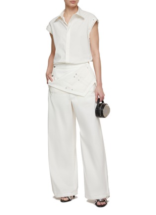 Figure View - Click To Enlarge - DION LEE - Riveted Sleeveless Shirt