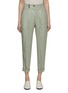 Main View - Click To Enlarge - PESERICO - Cropped Linen Pants