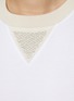  - PESERICO - Cap Sleeve Knit Neckline T-Shirt
