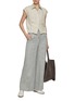 Figure View - Click To Enlarge - PESERICO - Drawstring Linen Pants