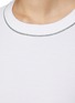  - PESERICO - Bead Embellished Neckline Ribbed T-Shirt