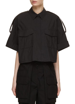 Main View - Click To Enlarge - JUUN.J - Button Strap Shirt