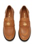 Detail View - Click To Enlarge - MIU MIU - Penny Leather Loafers